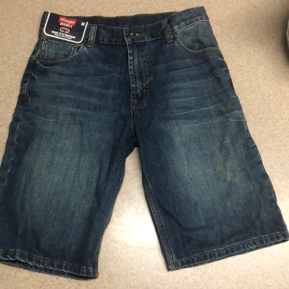 NWT Wrangler boys denim shorts size 14